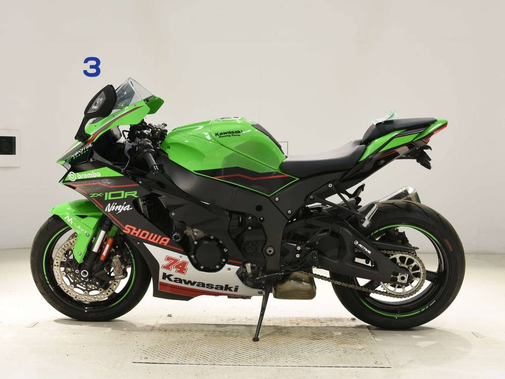 Kawasaki NINJA ZX-10R 2021, рама ZXT02L-001633 – мотоцикл из Японии с аукциона BDS, фото 3