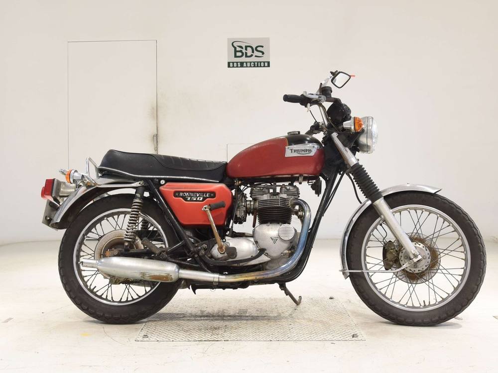Triumph T140E BONNEVILLE 1979, рама T140EAA16743 – мотоцикл из Японии с аукциона BDS, фото 1