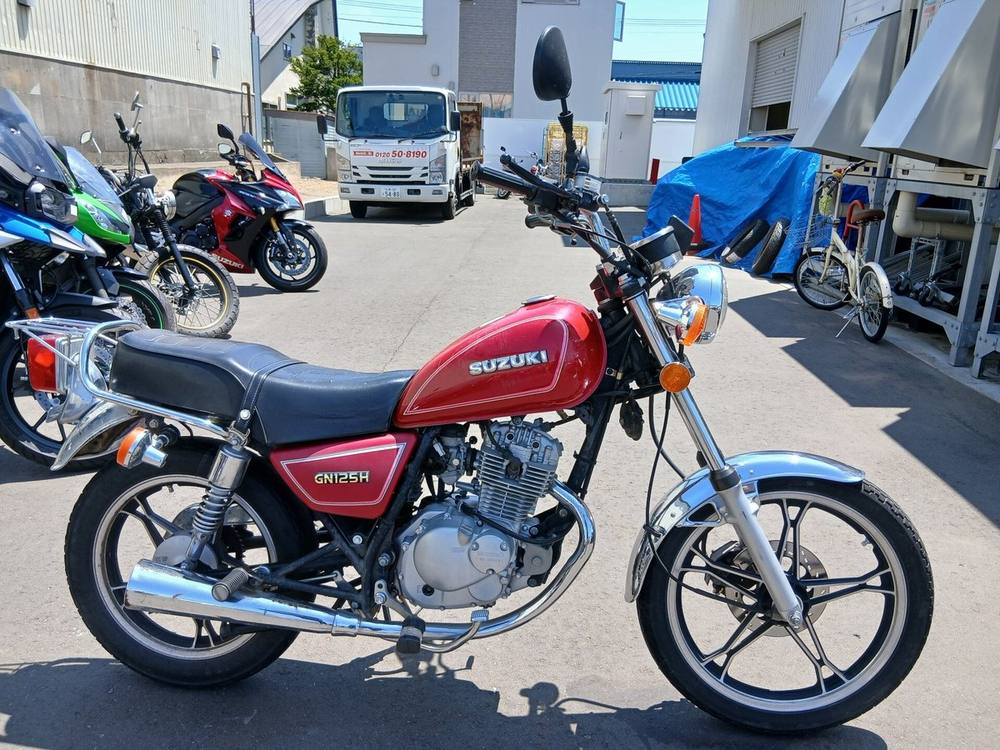 Suzuki GN125H 2016, рама LC6PCJG97G0004729 – мотоцикл из Японии с аукциона IAUC, фото 1