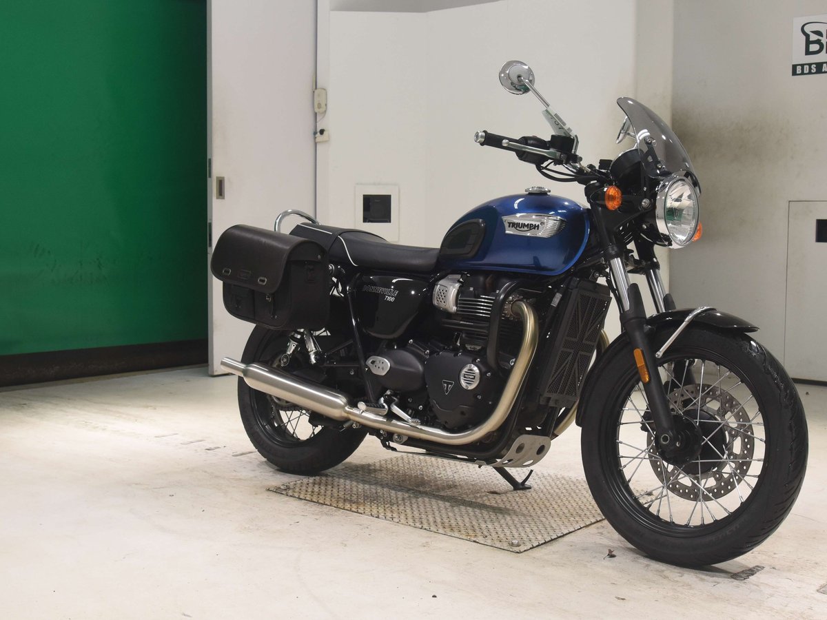 Triumph BONNEVILLE T100 2023, рама SMTDAD70GDPBK8635 – мотоцикл из Японии с аукциона BDS, фото 3