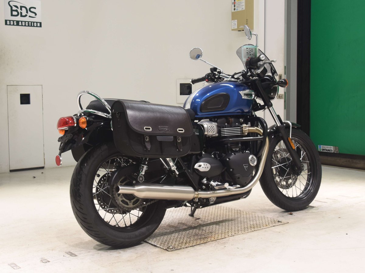 Triumph BONNEVILLE T100 2023, рама SMTDAD70GDPBK8635 – мотоцикл из Японии с аукциона BDS, фото 5