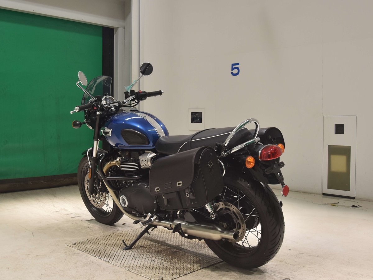 Triumph BONNEVILLE T100 2023, рама SMTDAD70GDPBK8635 – мотоцикл из Японии с аукциона BDS, фото 6