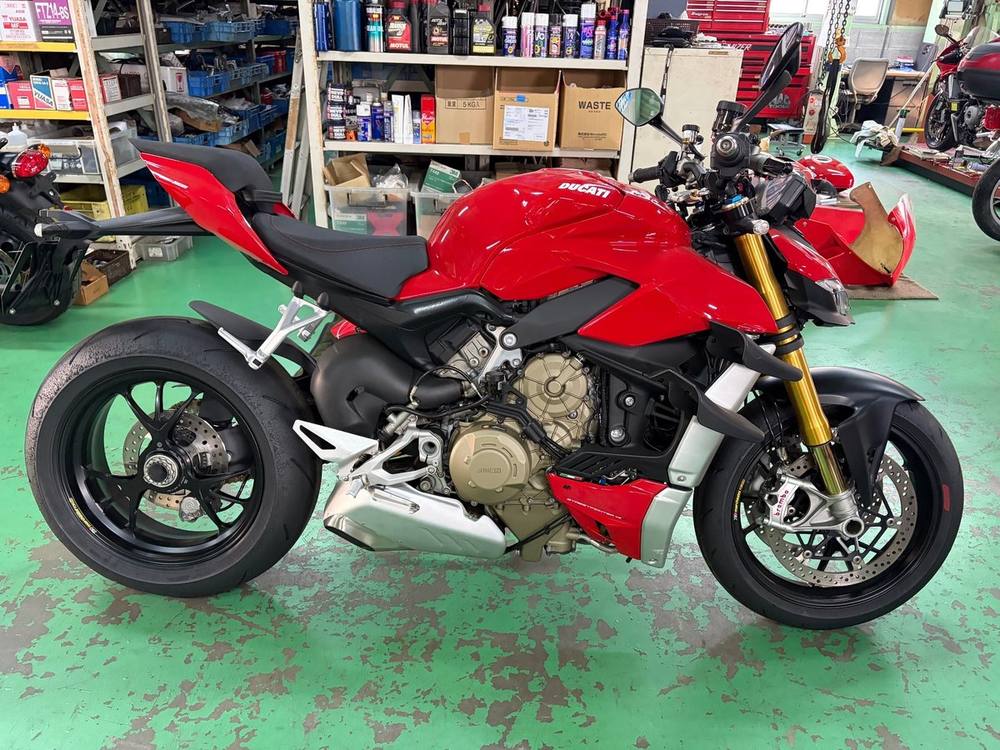 Ducati STREET FIGHTER V4S 2021, рама ZDM1F00AAMB001456 – мотоцикл из Японии с аукциона IAUC, фото 1