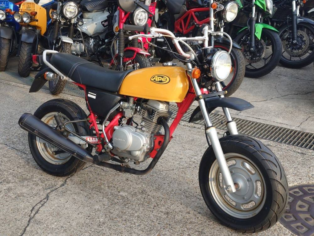 Honda APE100 2002, рама HC07-1005086 – мотоцикл из Японии с аукциона IAUC, фото 1