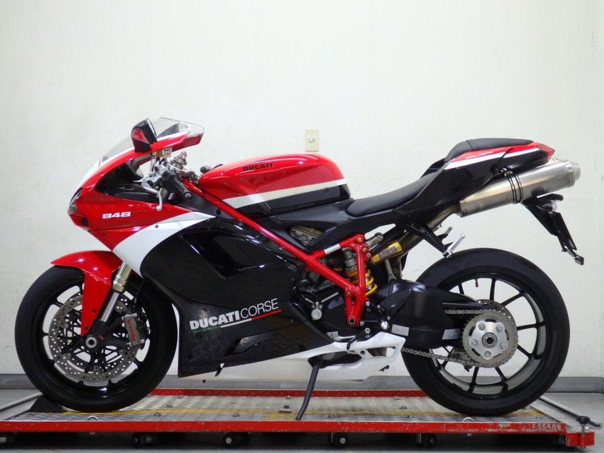 Ducati 848 EVO CORSE S 2012, рама ZDMH602AACB019825 – мотоцикл из Японии с аукциона IAUC, фото 2