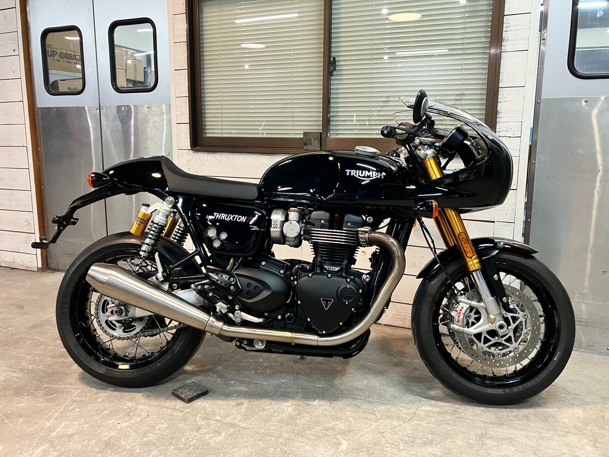 Triumph THRUXTON1200R 2022, рама SMTDAD87H4PBE9451 – мотоцикл из Японии с аукциона IAUC, фото 1