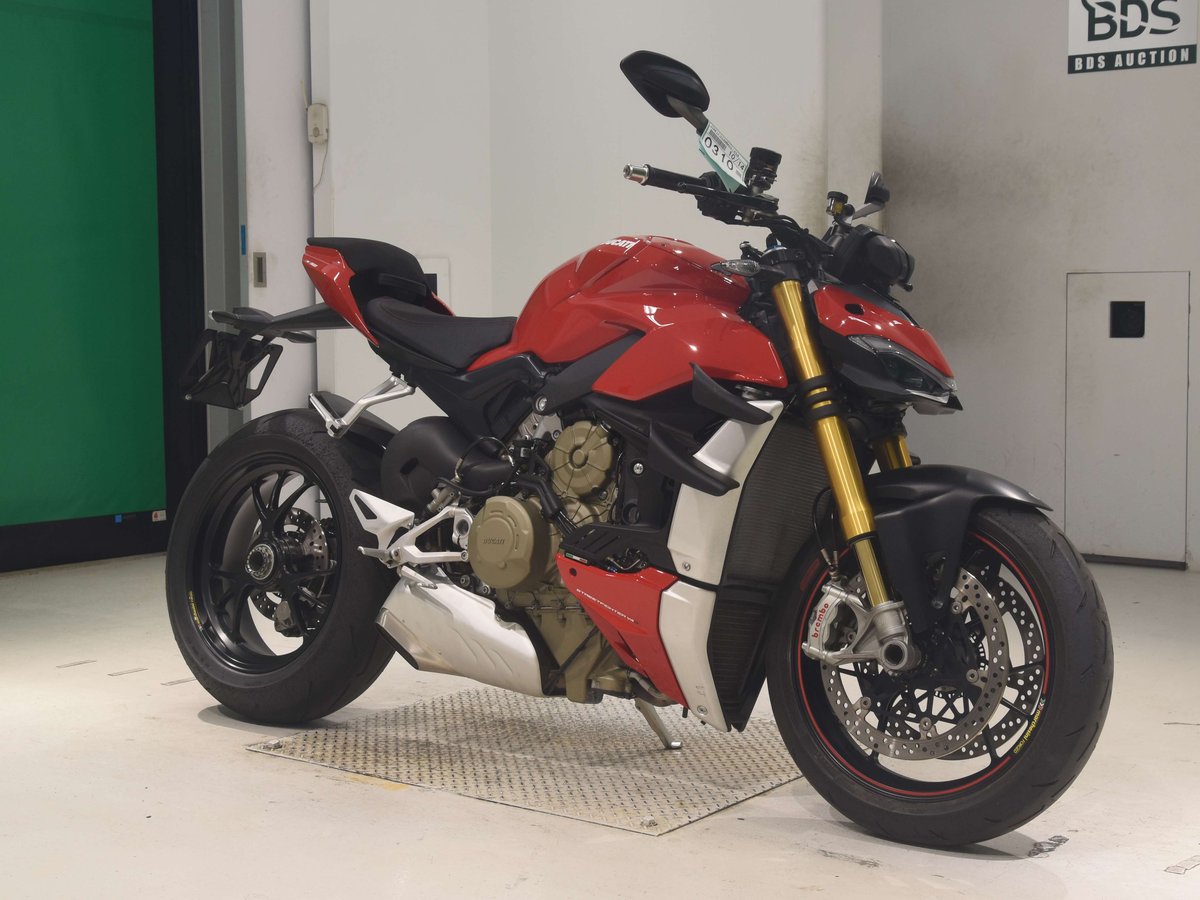 Ducati STREETFIGHTER V4S 2021, рама ZDM1F00AAMB001456 – мотоцикл из Японии с аукциона BDS, фото 3