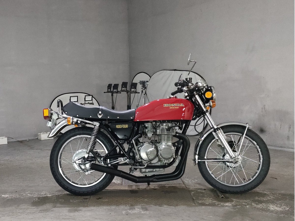 Honda CB400FOUR 1977, рама CB400-1007403 – мотоцикл из Японии с аукциона JBA, фото 1