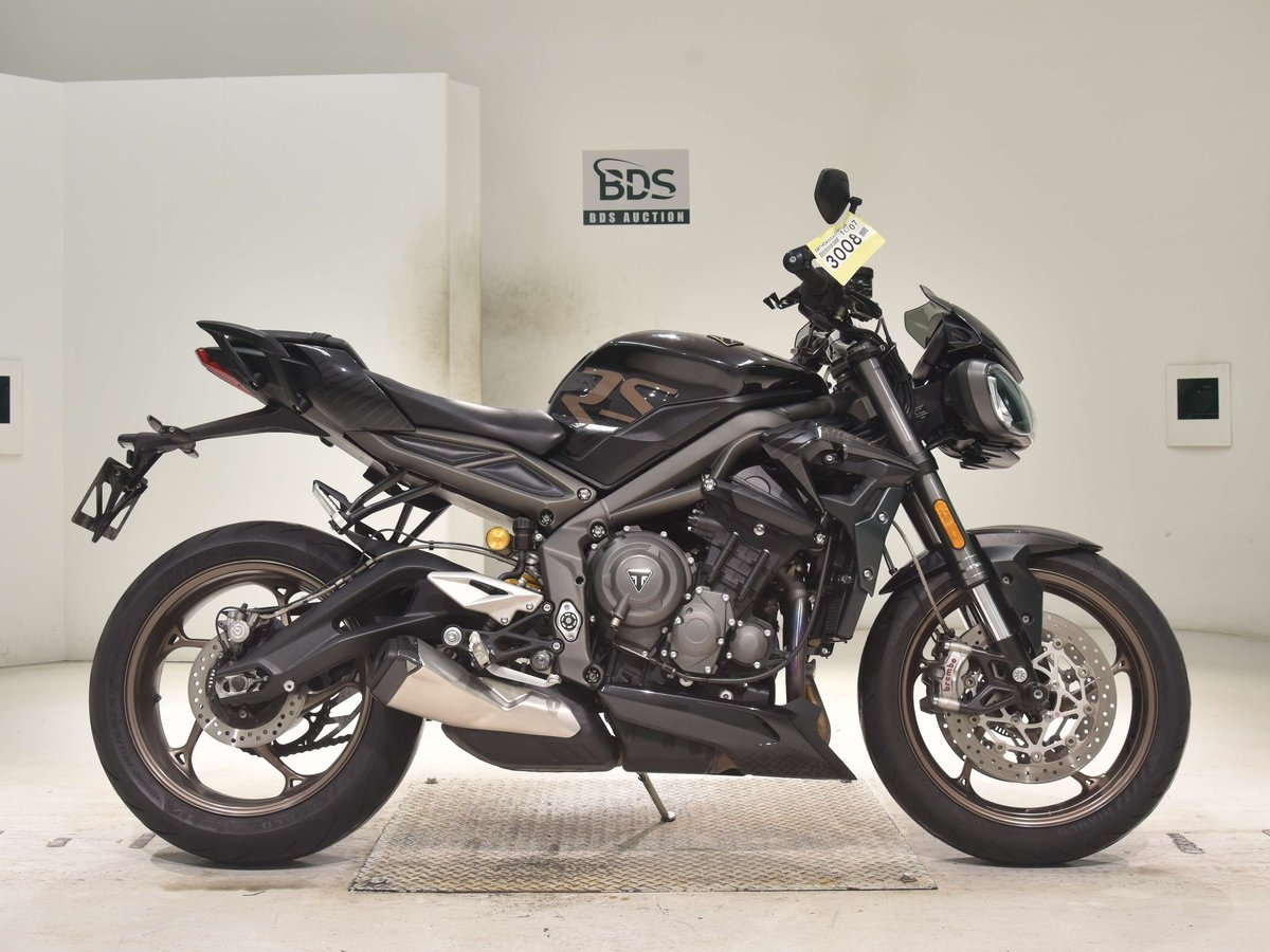 Triumph STREET TRIPLE RS 2023, рама SMTHDA554ZPBC8428 – мотоцикл из Японии с аукциона BDS, фото 1