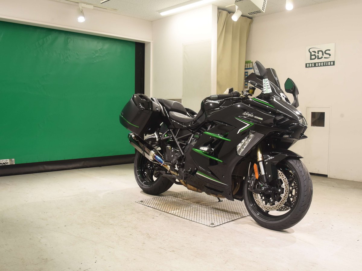 Kawasaki NINJA H2 SX 2023, рама ZXT02P-003750 – мотоцикл из Японии с аукциона BDS, фото 3