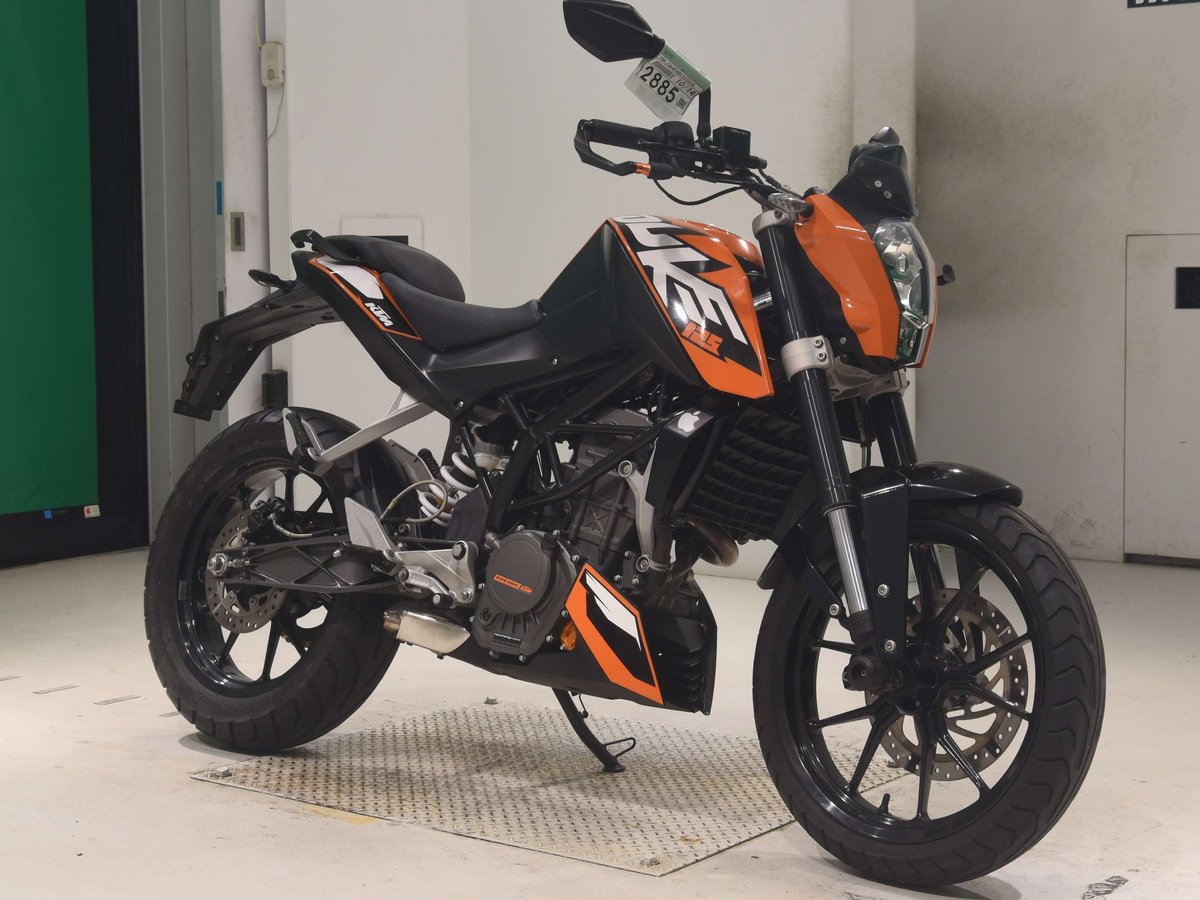 KTM 125 DUKE 2011, рама VBKJGA4D6BC000006 – мотоцикл из Японии с аукциона BDS, фото 3