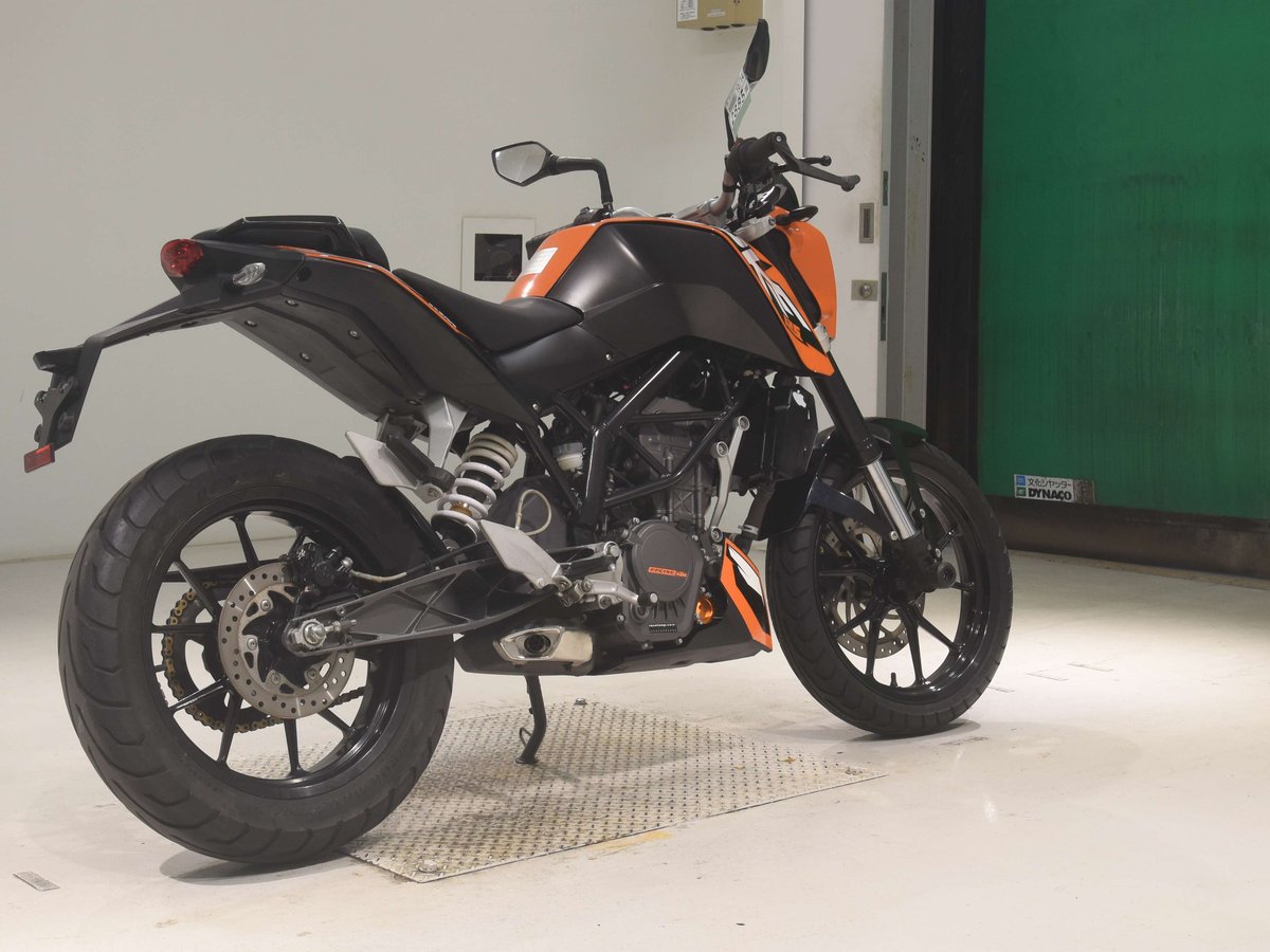 KTM 125 DUKE 2011, рама VBKJGA4D6BC000006 – мотоцикл из Японии с аукциона BDS, фото 5