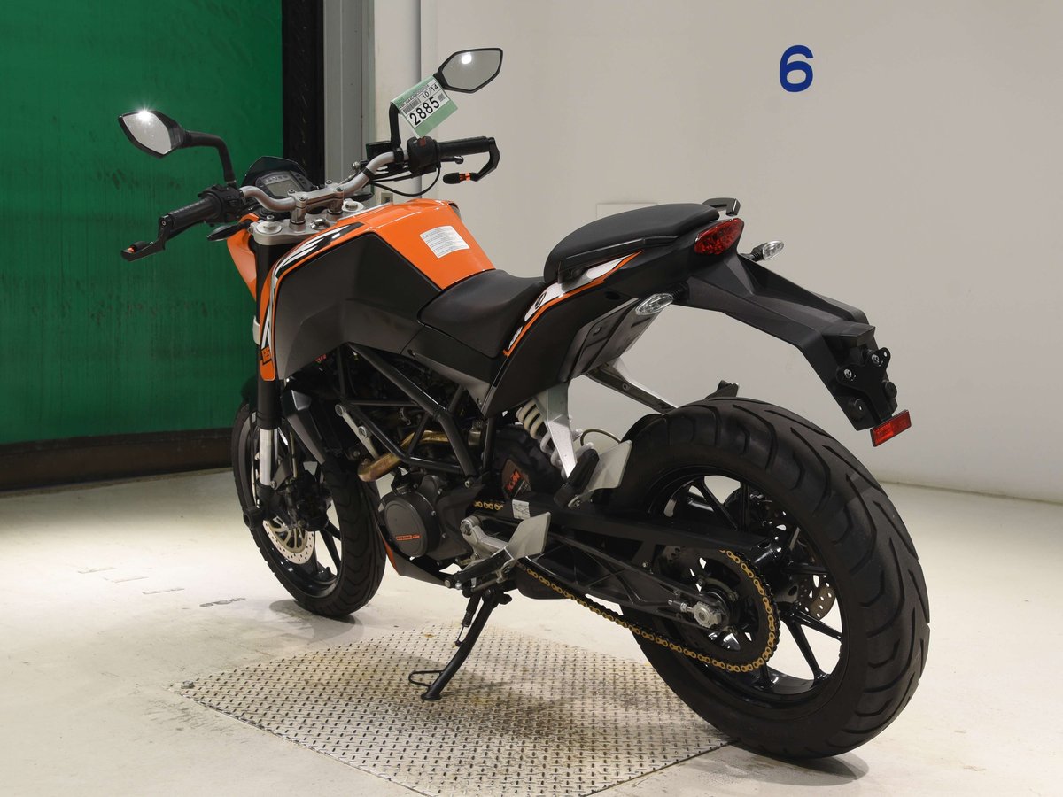 KTM 125 DUKE 2011, рама VBKJGA4D6BC000006 – мотоцикл из Японии с аукциона BDS, фото 6