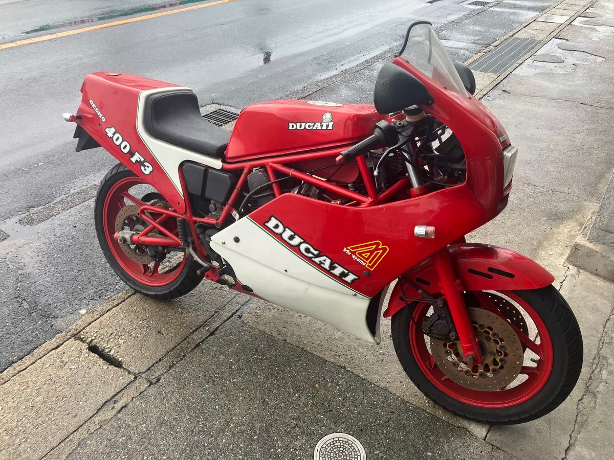 Ducati DOKA 400F3 1987, рама ZDM400R400445 – мотоцикл из Японии с аукциона IAUC, фото 1