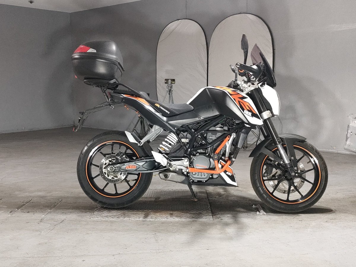 KTM 125 DUKE 2014, рама VBKJGA404EC025522 – мотоцикл из Японии с аукциона JBA, фото 1