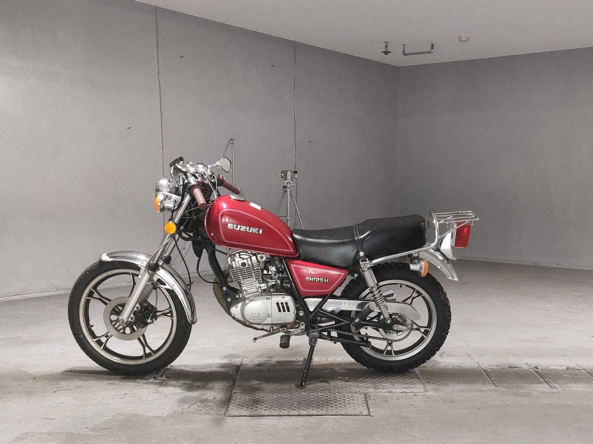 Suzuki GN125H 2008, рама LC6PCJG9980818642 – мотоцикл из Японии с аукциона JBA, фото 2