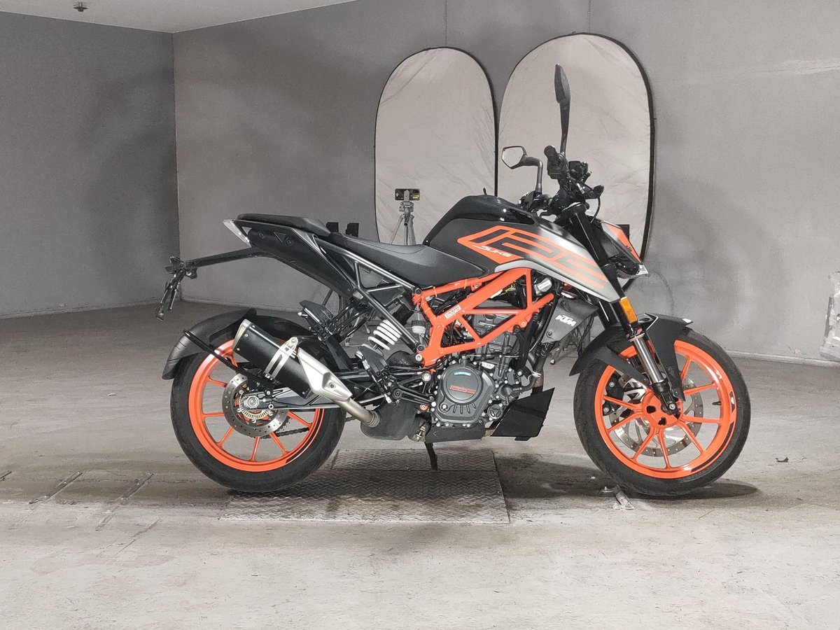 KTM 125 DUKE 2021, рама VBKJPA403MC098413 – мотоцикл из Японии с аукциона JBA, фото 1