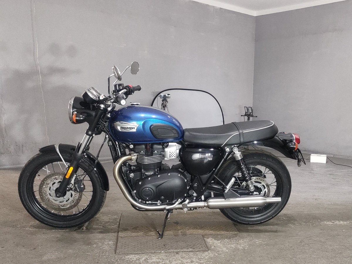 Triumph BONNEVILLE T100 2023, рама SMTDAD70GDPBJ1855 – мотоцикл из Японии с аукциона JBA, фото 2