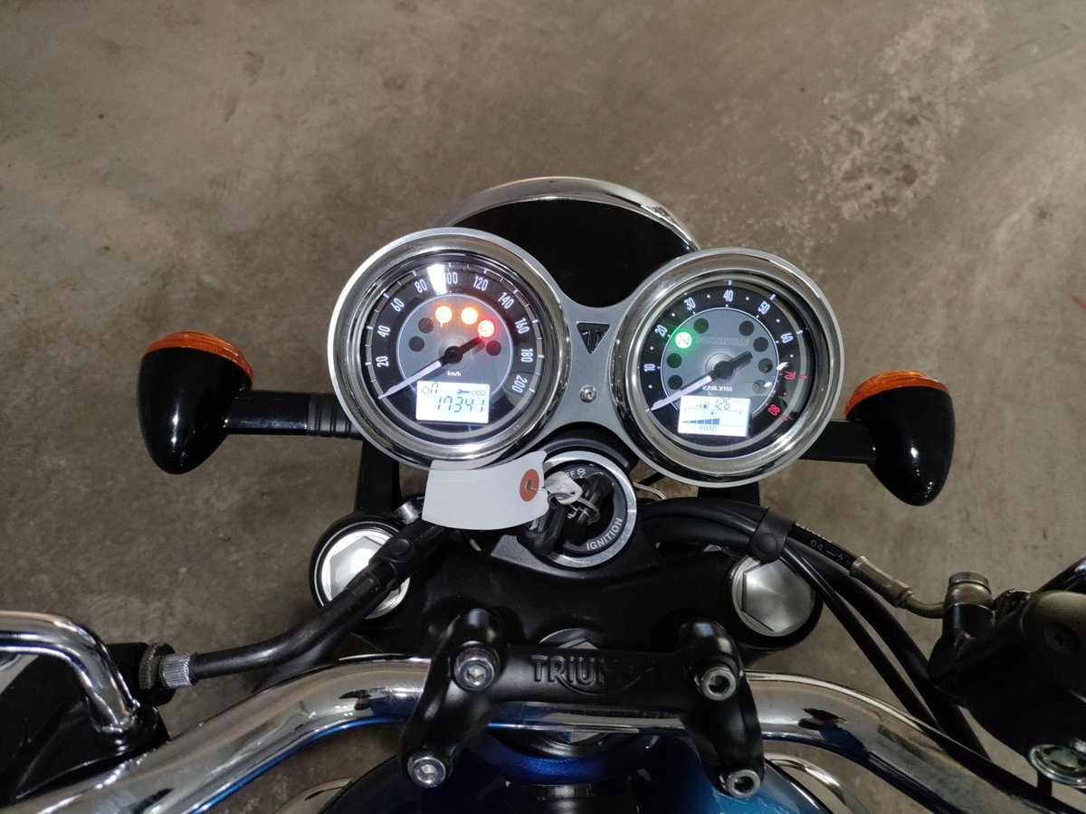 Triumph BONNEVILLE T100 2023, рама SMTDAD70GDPBJ1855 – мотоцикл из Японии с аукциона JBA, фото 5