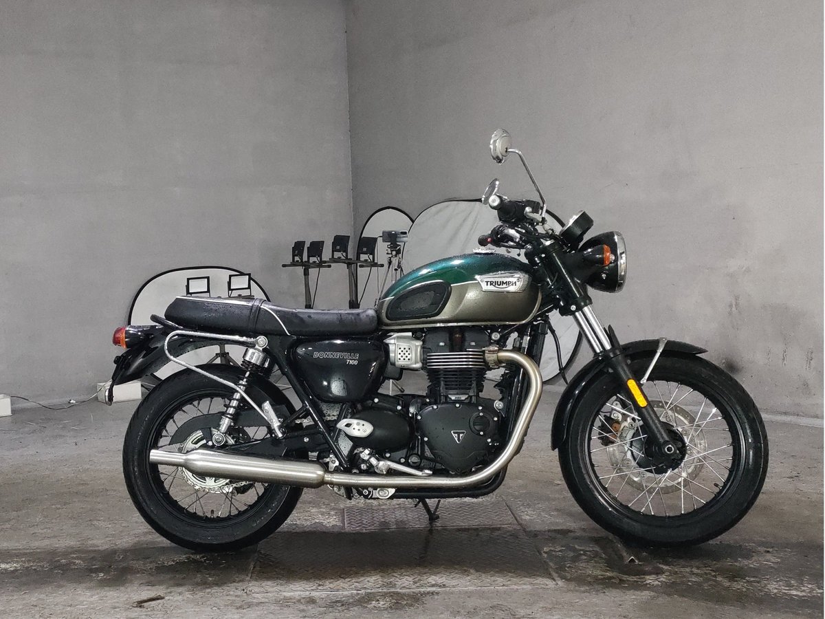 Triumph BONNEVILLE T100 2025, рама SMTD4BG25STCK0426 – мотоцикл из Японии с аукциона JBA, фото 1