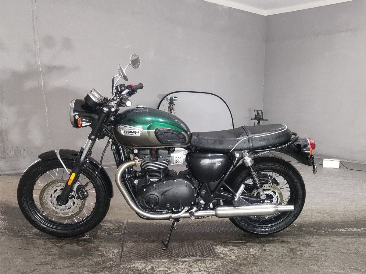 Triumph BONNEVILLE T100 2025, рама SMTD4BG25STCK0426 – мотоцикл из Японии с аукциона JBA, фото 2