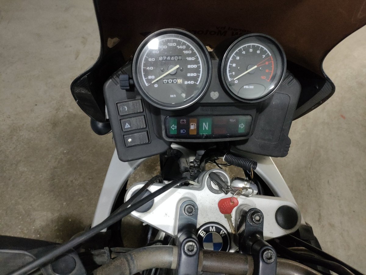BMW R1100GS 1996, рама 63666654R1100GSCJ – мотоцикл из Японии с аукциона JBA, фото 5