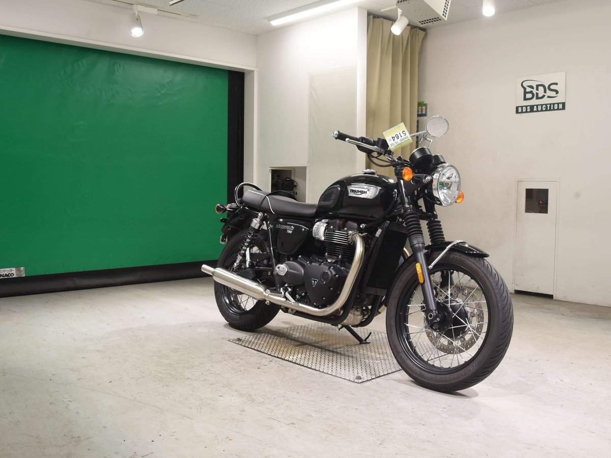 Triumph BONNEVILLE T100 2023, рама SMTDAD70GDRBN5570 – мотоцикл из Японии с аукциона BDS, фото 3