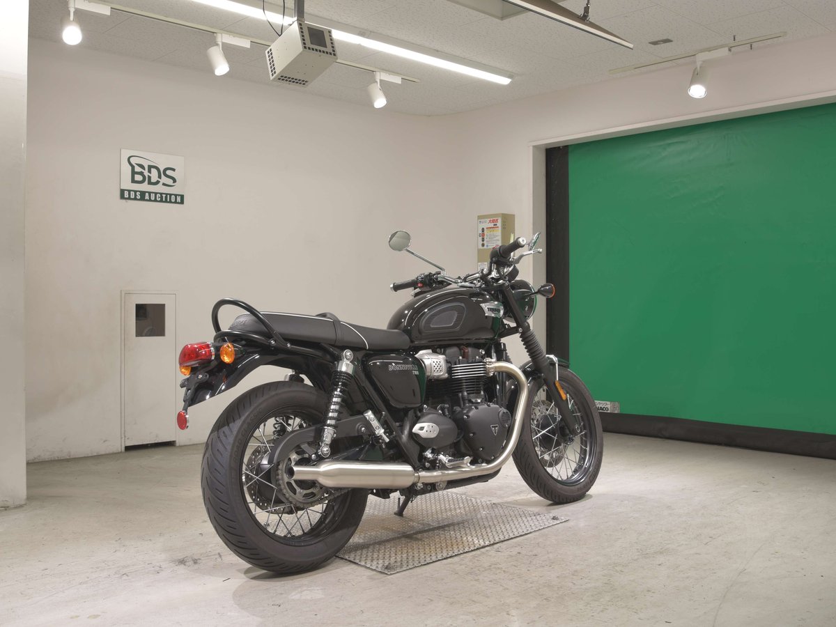 Triumph BONNEVILLE T100 2023, рама SMTDAD70GDRBN5570 – мотоцикл из Японии с аукциона BDS, фото 5