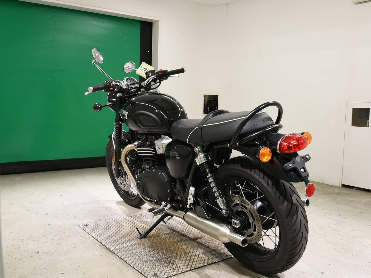 Triumph BONNEVILLE T100 2023, рама SMTDAD70GDRBN5570 – мотоцикл из Японии с аукциона BDS, фото 6
