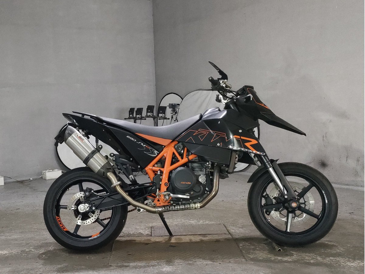 KTM 690 SUPERMOTO R 2008, рама VBKL1S4078M713500 – мотоцикл из Японии с аукциона JBA, фото 1