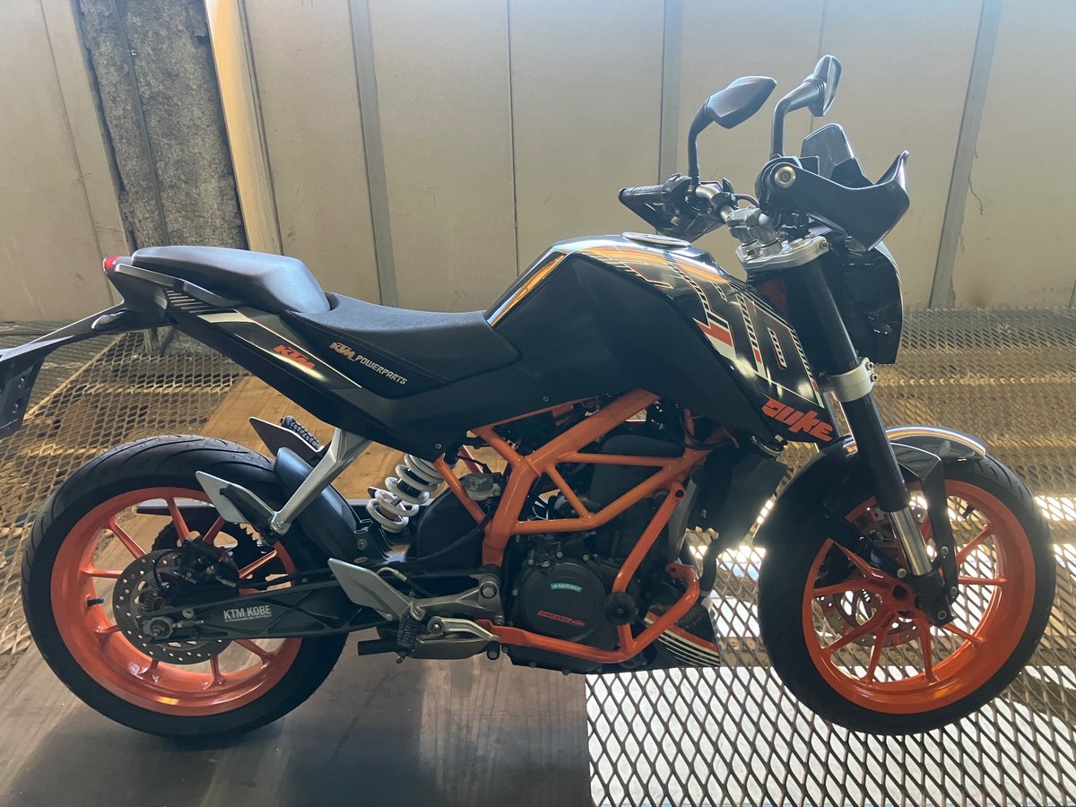 KTM MODEL: KTM 390DUKE 2017, рама VBKJGJ406GC283365 – мотоцикл из Японии с аукциона IAUC, фото 1