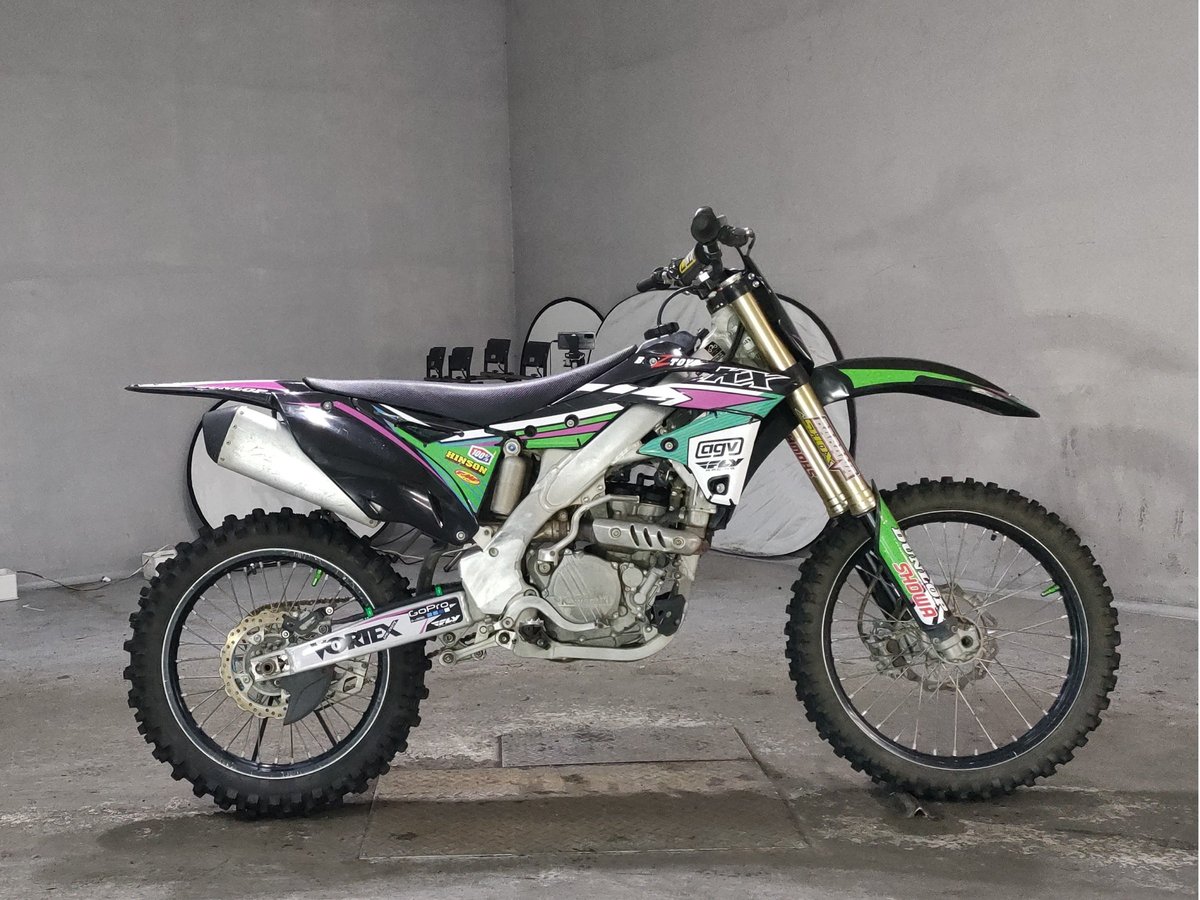 Kawasaki KX250F, рама KX250Z-014687 – мотоцикл из Японии с аукциона JBA, фото 1