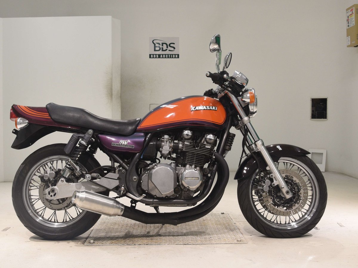 Kawasaki ZEPHYR750 2025, рама ZR750C-035467 – мотоцикл из Японии с аукциона BDS, фото 1