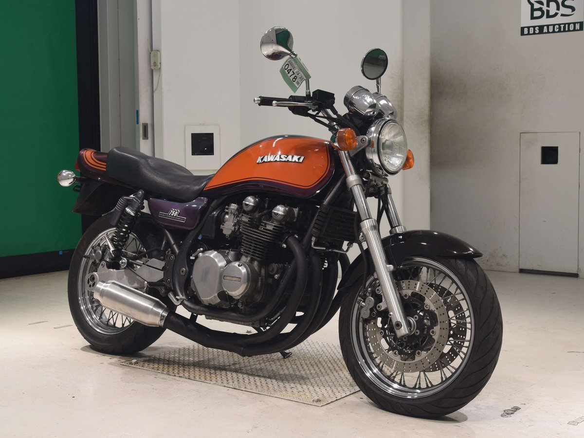 Kawasaki ZEPHYR750 2025, рама ZR750C-035467 – мотоцикл из Японии с аукциона BDS, фото 3