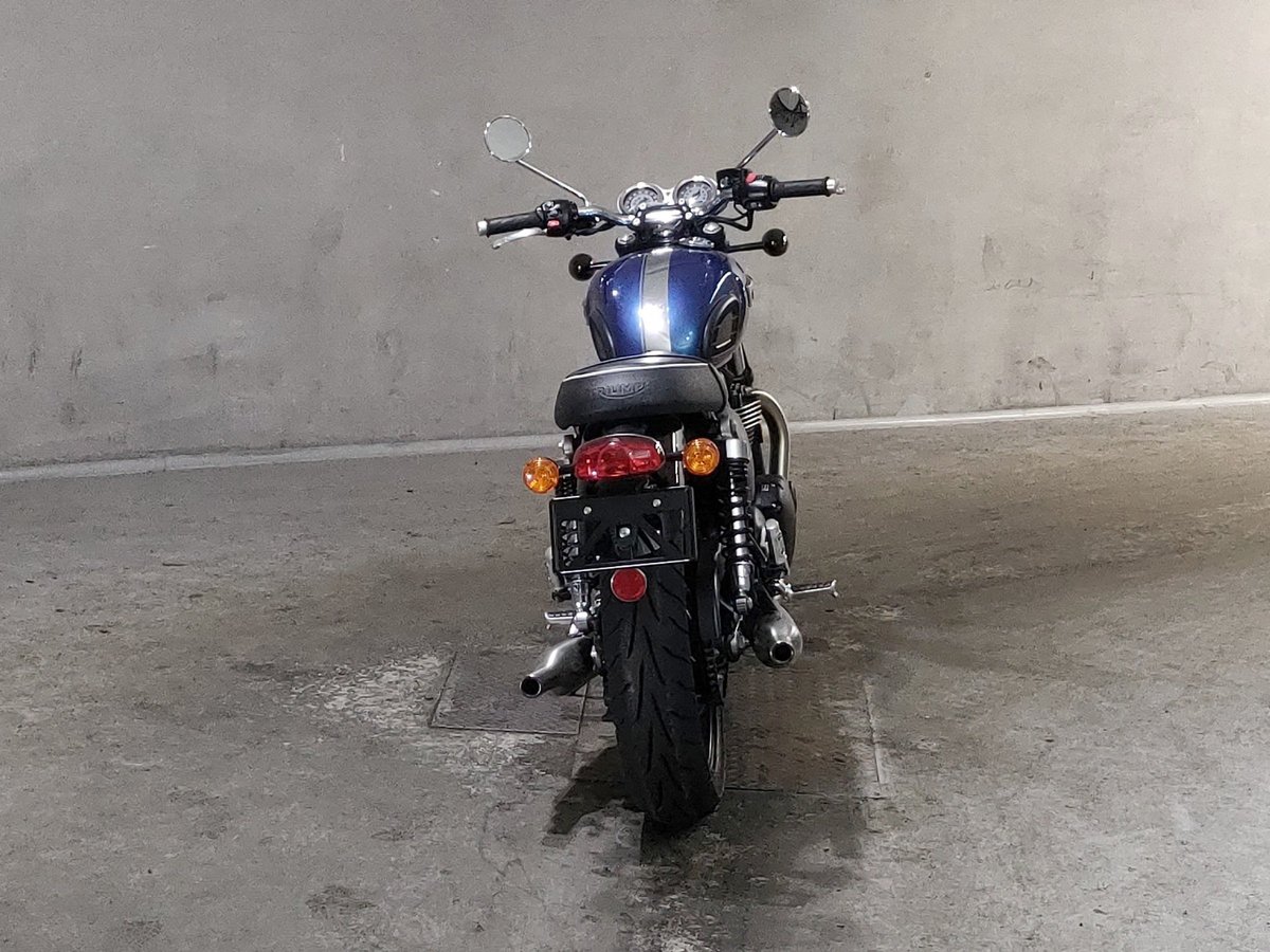 Triumph BONNEVILLE T100 2023, рама SMTDAD70GDPBJ1855 – мотоцикл из Японии с аукциона JBA, фото 4