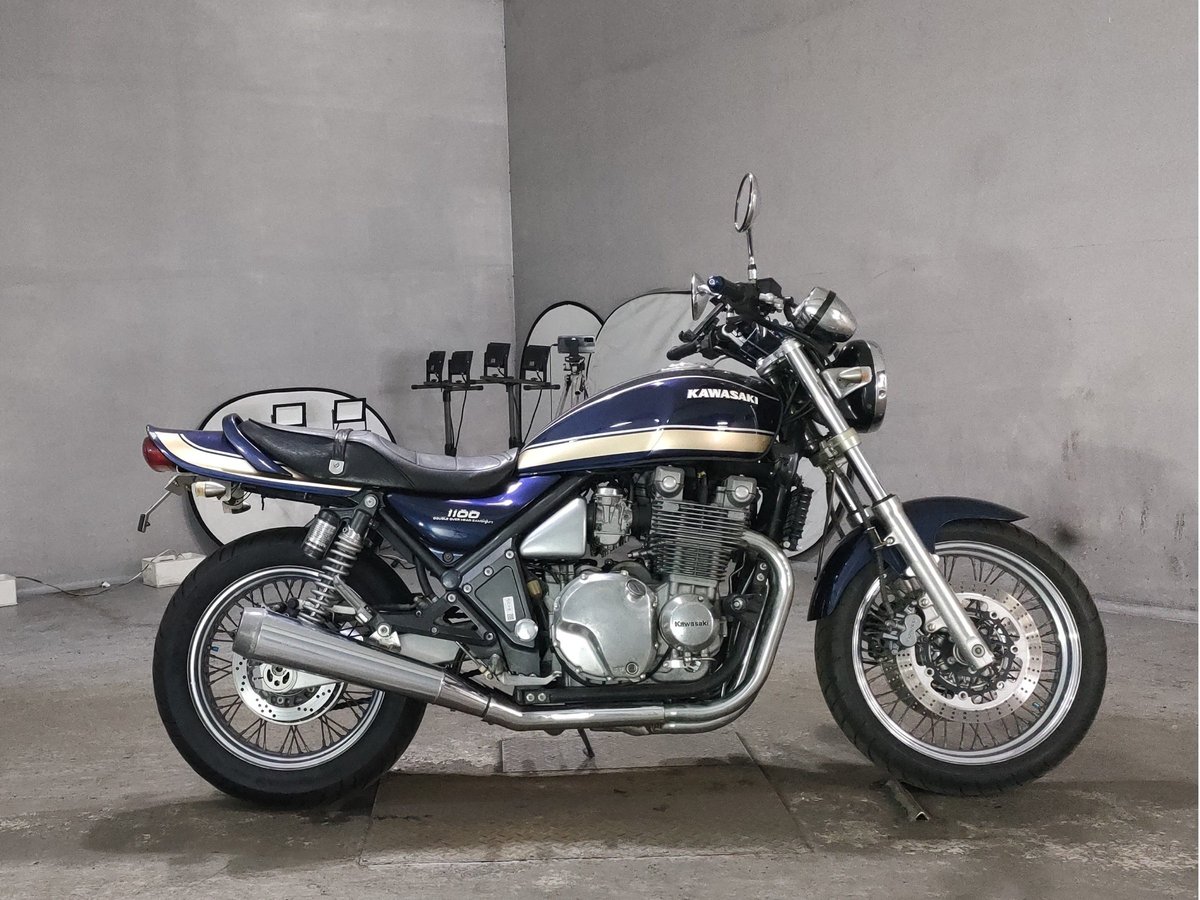 Kawasaki ZEFAR 1100RS 1997, рама ZRT10A-302305 – мотоцикл из Японии с аукциона JBA, фото 1