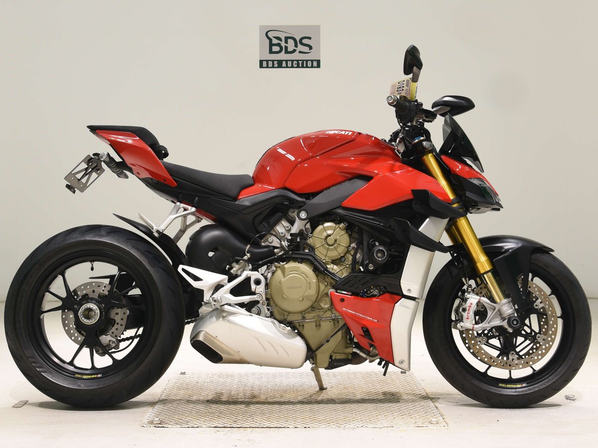 Ducati STREETFIGHTER V4S 2021, рама ZDM1F00AAMB001939 – мотоцикл из Японии с аукциона BDS, фото 1