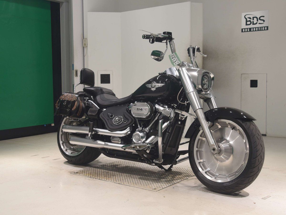 HD FATBOY FLFBS1868 2019, рама 5HD1YGKE5JC073547 – мотоцикл из Японии с аукциона BDS, фото 3