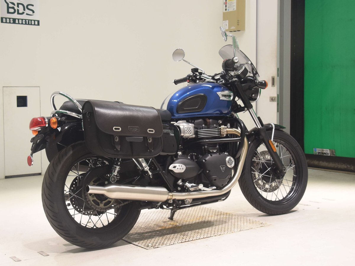 Triumph BONNEVILLE T100 2023, рама SMTDAD70GDPBK8635 – мотоцикл из Японии с аукциона BDS, фото 5