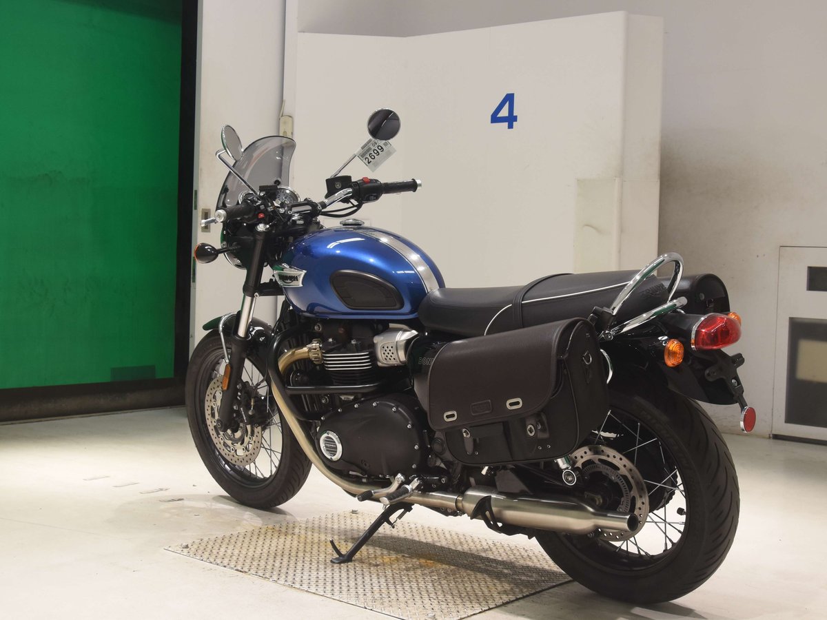 Triumph BONNEVILLE T100 2023, рама SMTDAD70GDPBK8635 – мотоцикл из Японии с аукциона BDS, фото 6