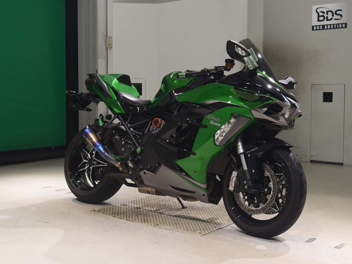 Kawasaki NINJA H2 SX SE + 2022, рама ZXT02A-009730 – мотоцикл из Японии с аукциона BDS, фото 3