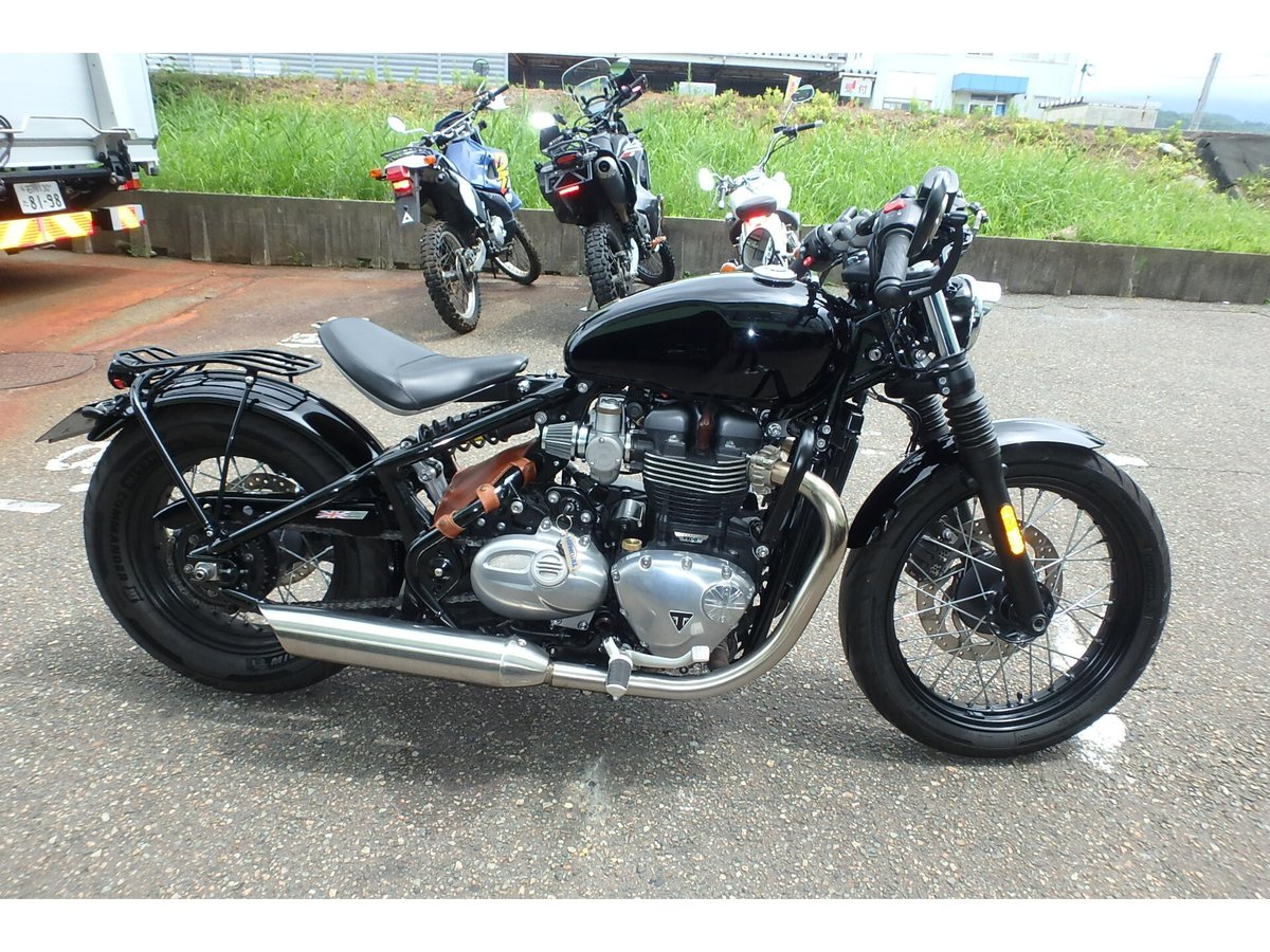 Triumph BONNEVILLE BOBA 2017, рама SMTDAD76HWJ851648 – мотоцикл из Японии с аукциона IAUC, фото 1