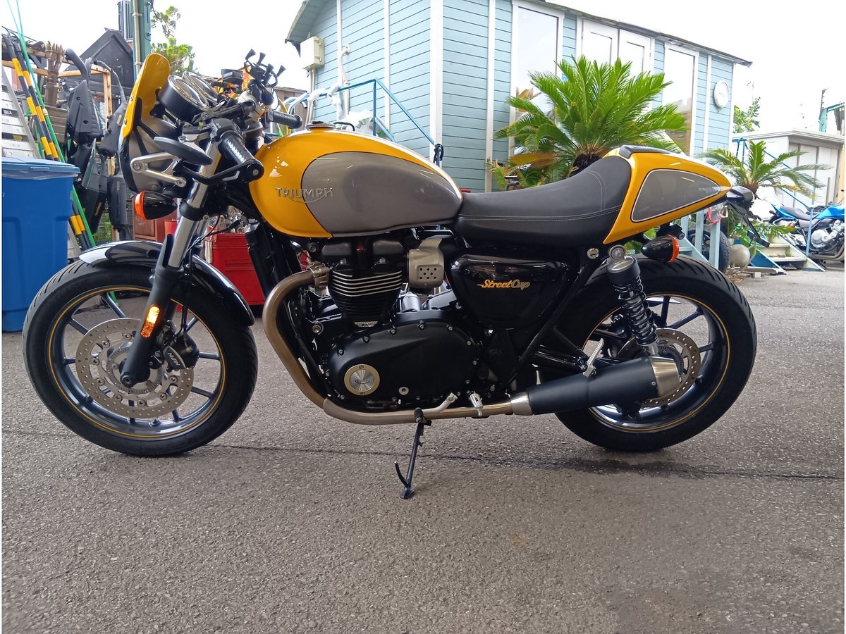 Triumph STREET CUP 2017, рама SMTDAD77GDH816387 – мотоцикл из Японии с аукциона IAUC, фото 2
