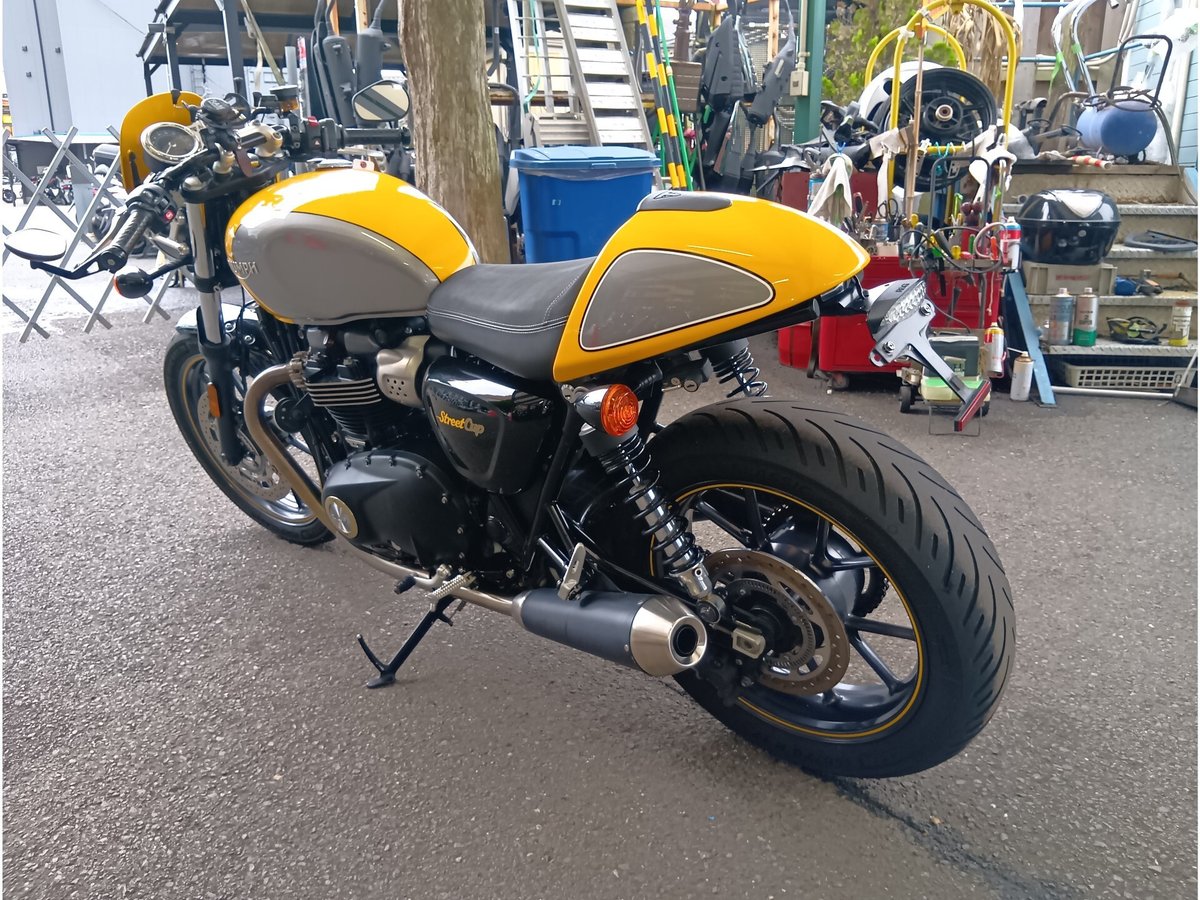 Triumph STREET CUP 2017, рама SMTDAD77GDH816387 – мотоцикл из Японии с аукциона IAUC, фото 6
