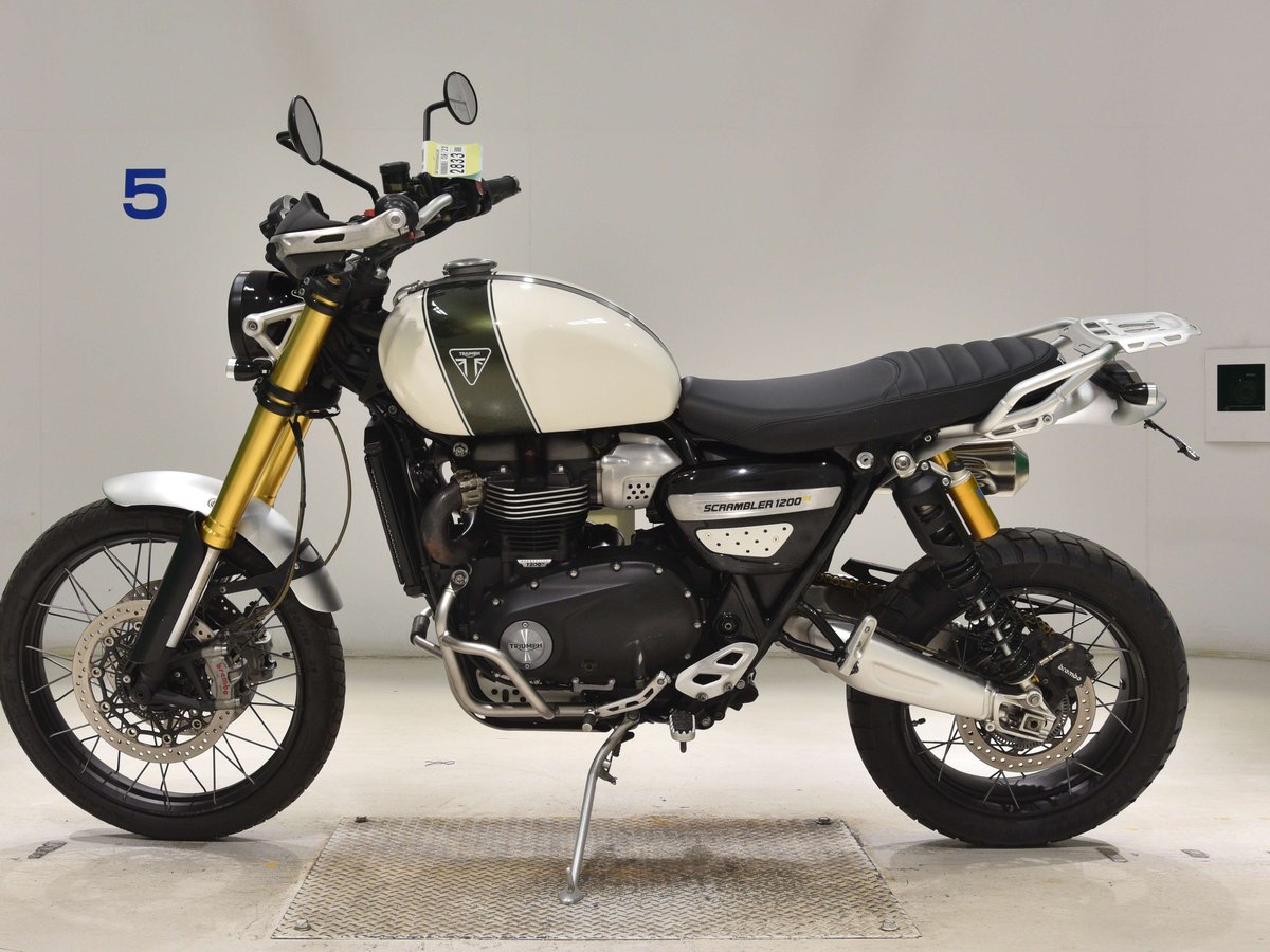 Triumph SCRAMBLER 1200 XE 2020, рама SMTDAD82HYK945386 – мотоцикл из Японии с аукциона BDS, фото 2