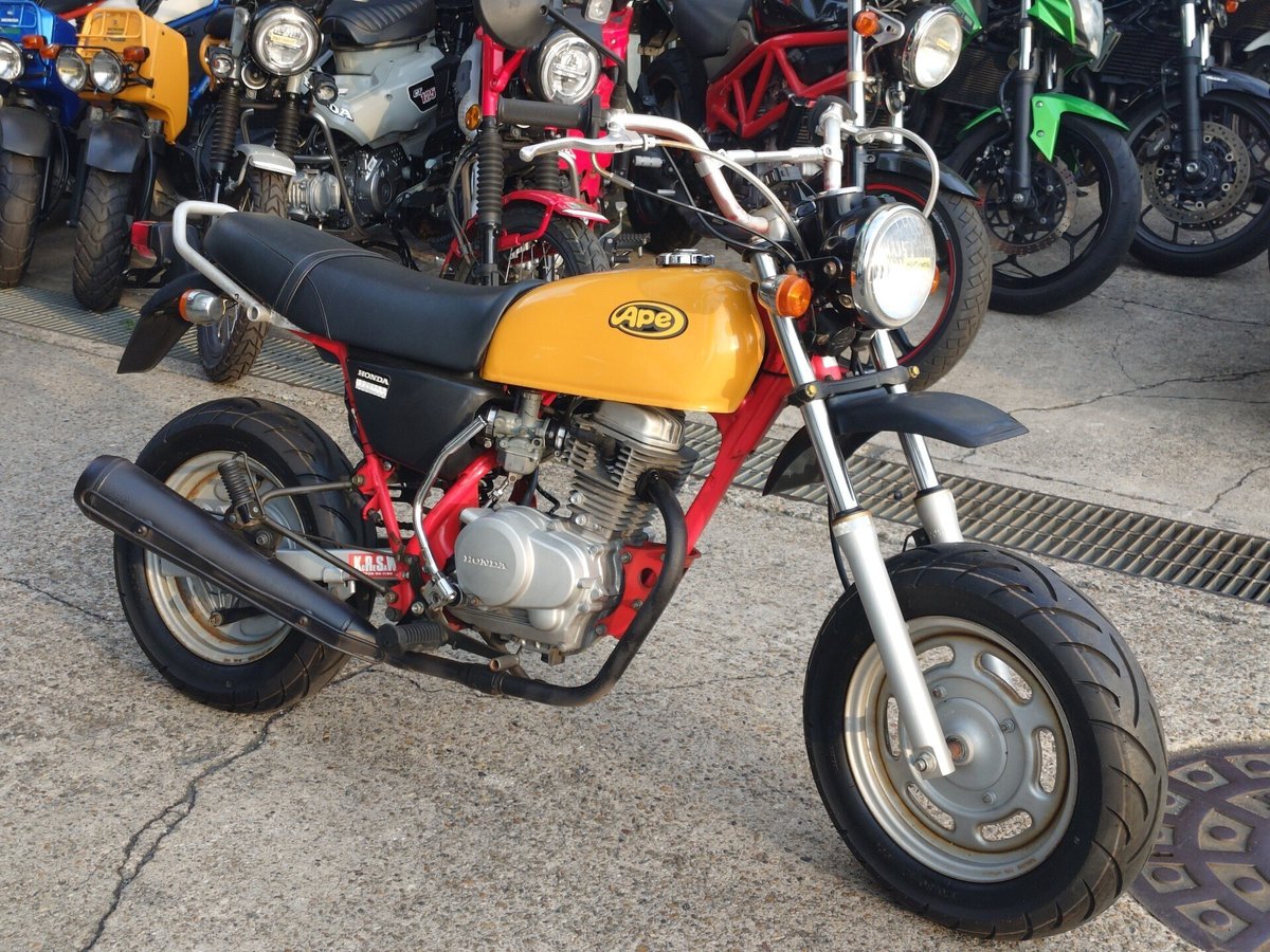 Honda APE100 2002, рама HC07-1005086 – мотоцикл из Японии с аукциона IAUC, фото 1