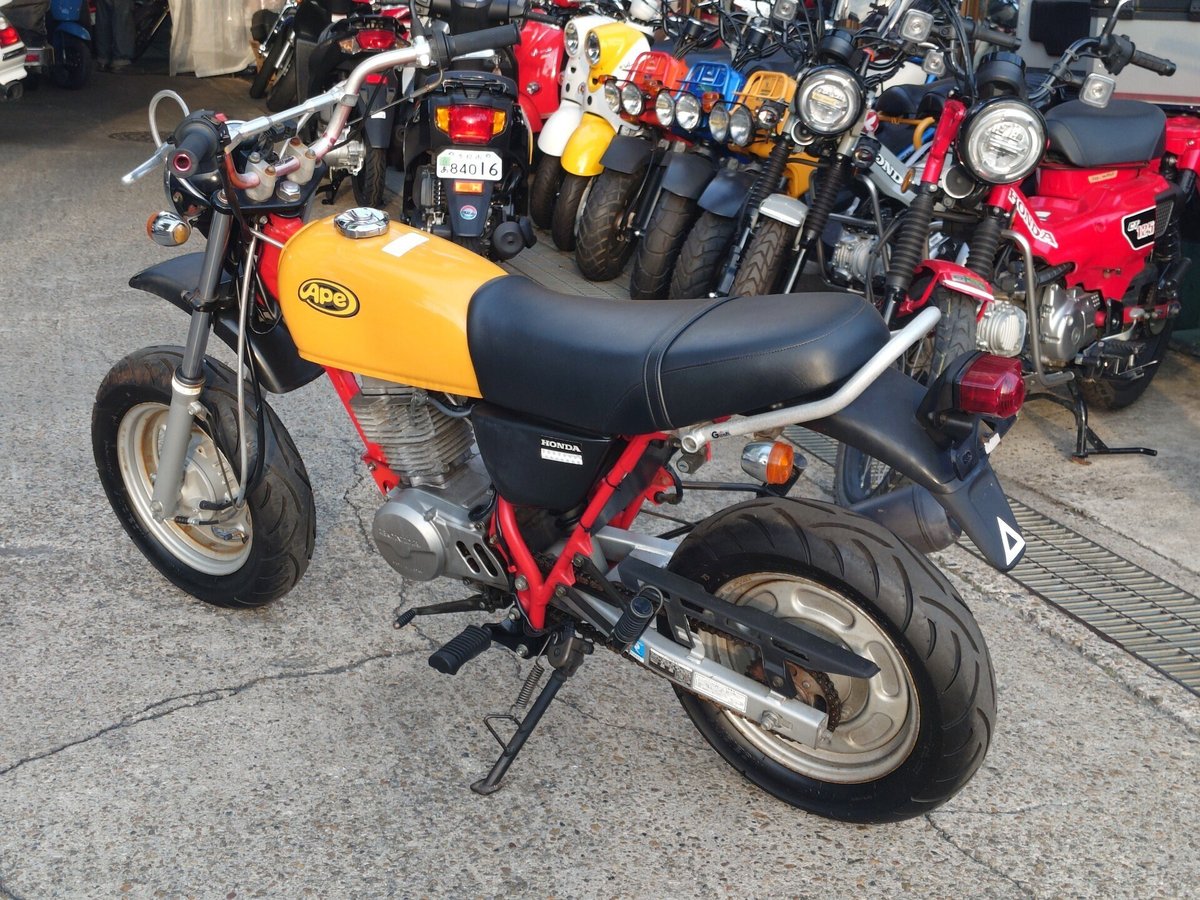 Honda APE100 2002, рама HC07-1005086 – мотоцикл из Японии с аукциона IAUC, фото 4