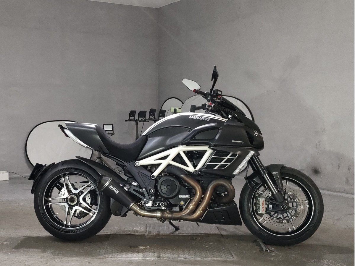 Ducati DIAVEL 2012, рама ZDMG102JACB012995 – мотоцикл из Японии с аукциона JBA, фото 1