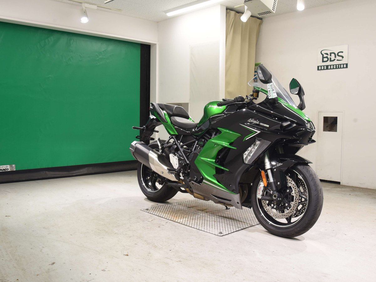 Kawasaki NINJA H2 SX SE 2023, рама ZXT02P-001799 – мотоцикл из Японии с аукциона BDS, фото 3