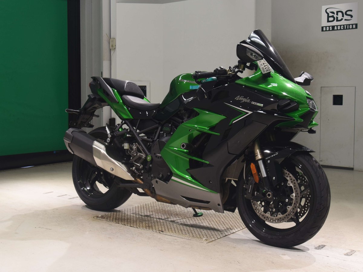 Kawasaki NINJA H2 SX 2022, рама ZXT02P-001051 – мотоцикл из Японии с аукциона BDS, фото 3